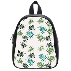 Leaves Leaf Green Nature School Bag (Small)