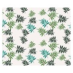 Leaves Leaf Green Nature Double Sided Flano Blanket (Small)  50 x40  Blanket Front