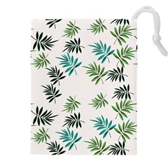 Leaves Leaf Green Nature Drawstring Pouch (4XL)