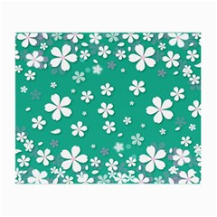 Illustration Background Daisy Flower Floral Small Glasses Cloth by danenraven