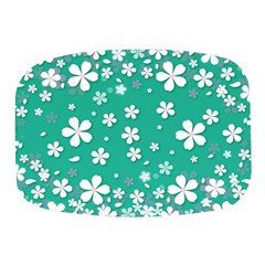 Illustration Background Daisy Flower Floral Mini Square Pill Box