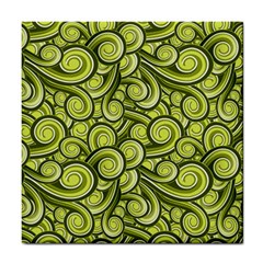 Flower Floral Flora Green Tile Coaster