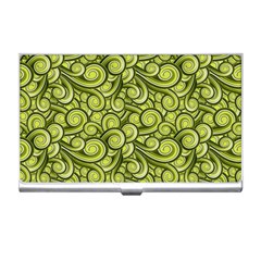 Flower Floral Flora Green Business Card Holder