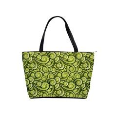 Flower Floral Flora Green Classic Shoulder Handbag