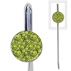 Flower Floral Flora Green Book Mark