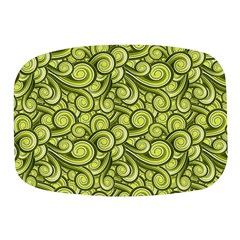 Flower Floral Flora Green Mini Square Pill Box