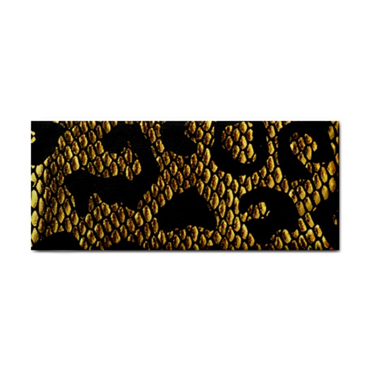 Metallic Snake Skin Pattern Hand Towel