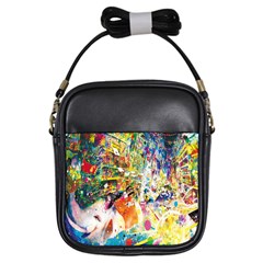 Multicolor Anime Colors Colorful Girls Sling Bag by BangZart