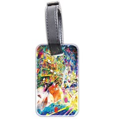 Multicolor Anime Colors Colorful Luggage Tag (two Sides) by BangZart