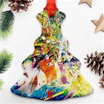 Multicolor Anime Colors Colorful Ornament (Christmas Tree)  Front