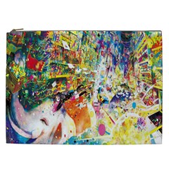 Multicolor Anime Colors Colorful Cosmetic Bag (xxl) by BangZart