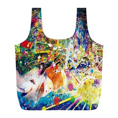 Multicolor Anime Colors Colorful Full Print Recycle Bag (l) by BangZart