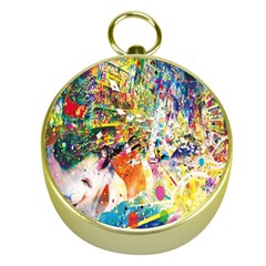 Multicolor Anime Colors Colorful Gold Compasses by BangZart