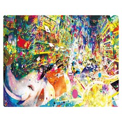 Multicolor Anime Colors Colorful Double Sided Flano Blanket (medium)  by BangZart