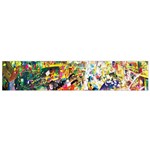 Multicolor Anime Colors Colorful Small Flano Scarf Back