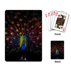 Beautiful Peacock Feather Playing Cards Single Design (rectangle) by Jancukart