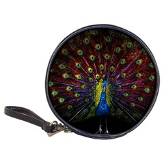 Beautiful Peacock Feather Classic 20-cd Wallets