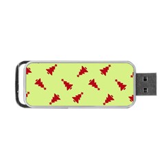 Red Christmas Tree Green Portable Usb Flash (two Sides) by TetiBright