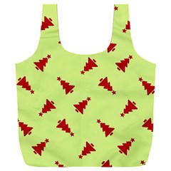 Red Christmas Tree Green Full Print Recycle Bag (xxxl) by TetiBright