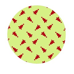 Red Christmas Tree Green Mini Round Pill Box (pack Of 3)