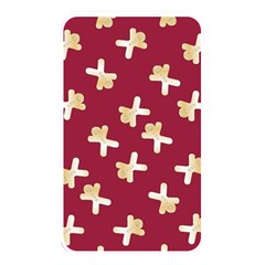 Gold Gingerbread Man Burgundy Memory Card Reader (rectangular) by TetiBright