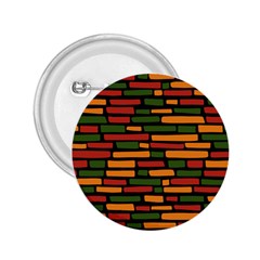 Ethiopian Bricks - Green, Yellow And Red Vibes 2 25  Button by ConteMonfreyShop