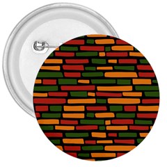 Ethiopian Bricks - Green, Yellow And Red Vibes 3  Button by ConteMonfreyShop