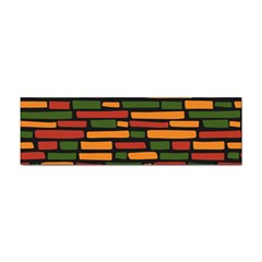 Ethiopian Bricks - Green, Yellow And Red Vibes Sticker (bumper) by ConteMonfreyShop