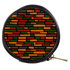 Ethiopian Bricks - Green, Yellow And Red Vibes Mini Makeup Bag by ConteMonfreyShop