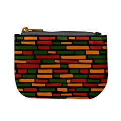 Ethiopian Bricks - Green, Yellow And Red Vibes Mini Coin Purse by ConteMonfreyShop