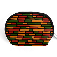 Ethiopian Bricks - Green, Yellow And Red Vibes Accessory Pouch (medium) by ConteMonfreyShop