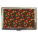 Ethiopian triangles - Green, yellow and red vibes Cigarette Money Case Front