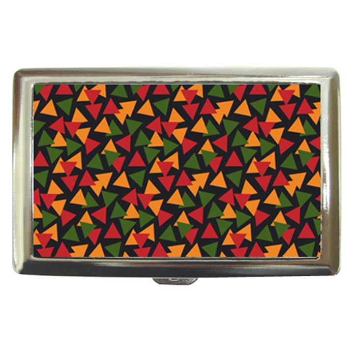 Ethiopian triangles - Green, yellow and red vibes Cigarette Money Case