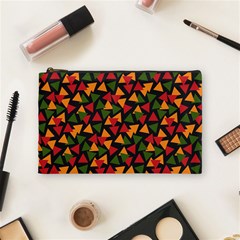 Ethiopian Triangles - Green, Yellow And Red Vibes Cosmetic Bag (medium) by ConteMonfreyShop