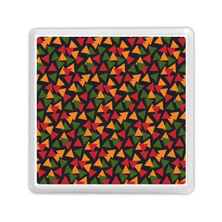 Ethiopian triangles - Green, yellow and red vibes Memory Card Reader (Square)