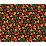 Ethiopian triangles - Green, yellow and red vibes Deluxe Canvas 14  x 11  (Stretched) 14  x 11  x 1.5  Stretched Canvas