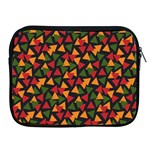 Ethiopian triangles - Green, yellow and red vibes Apple iPad Zipper Case Front