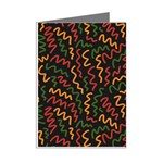 Ethiopian inspired doodles abstract Mini Greeting Cards (Pkg of 8) Right