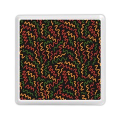 Ethiopian Inspired Doodles Abstract Memory Card Reader (square) by ConteMonfreyShop