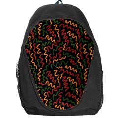 Ethiopian Inspired Doodles Abstract Backpack Bag by ConteMonfreyShop