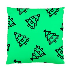 Tree With Ornaments Green Standard Cushion Case (one Side) by TetiBright