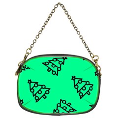 Tree With Ornaments Green Chain Purse (two Sides) by TetiBright