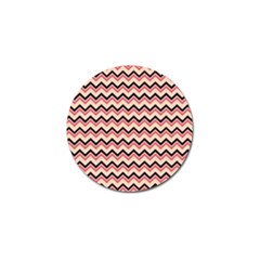 Geometric Pink Waves  Golf Ball Marker by ConteMonfreyShop