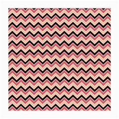 Geometric Pink Waves  Medium Glasses Cloth (2 Sides) by ConteMonfreyShop