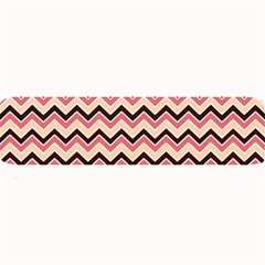 Geometric Pink Waves  Large Bar Mat by ConteMonfreyShop