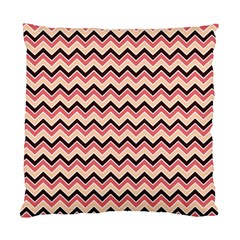 Geometric Pink Waves  Standard Cushion Case (one Side) by ConteMonfreyShop