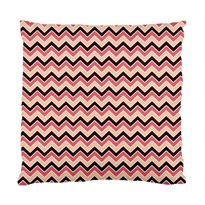 Geometric Pink Waves  Standard Cushion Case (Two Sides)