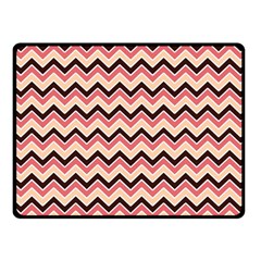 Geometric Pink Waves  Fleece Blanket (small) by ConteMonfreyShop