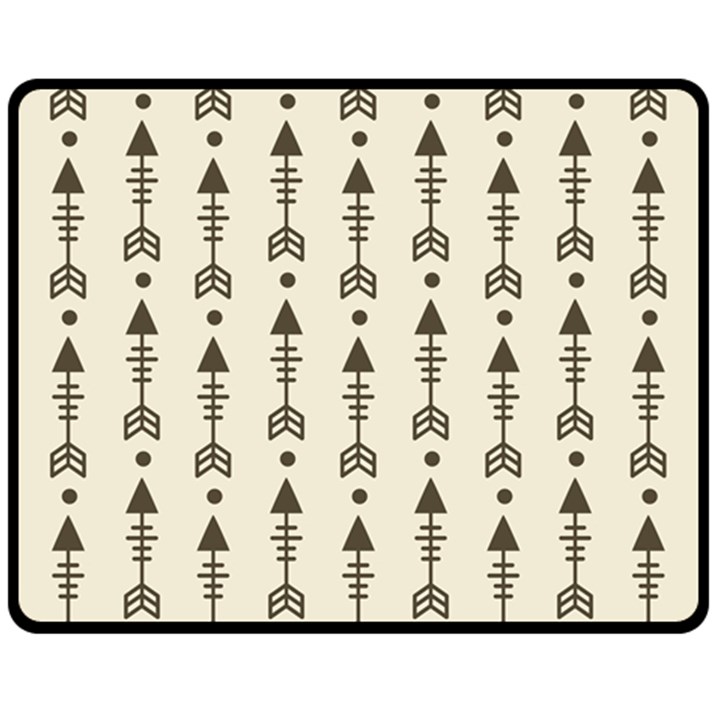 Black And Grey Arrow   Fleece Blanket (Medium)