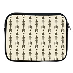 Black And Grey Arrow   Apple Ipad Zipper Case by ConteMonfreyShop